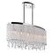 Cwi Lighting Benson 5 Light Drum Shade Chandelier With Chrome Finish 5562P26C-O Clear - alternate 1